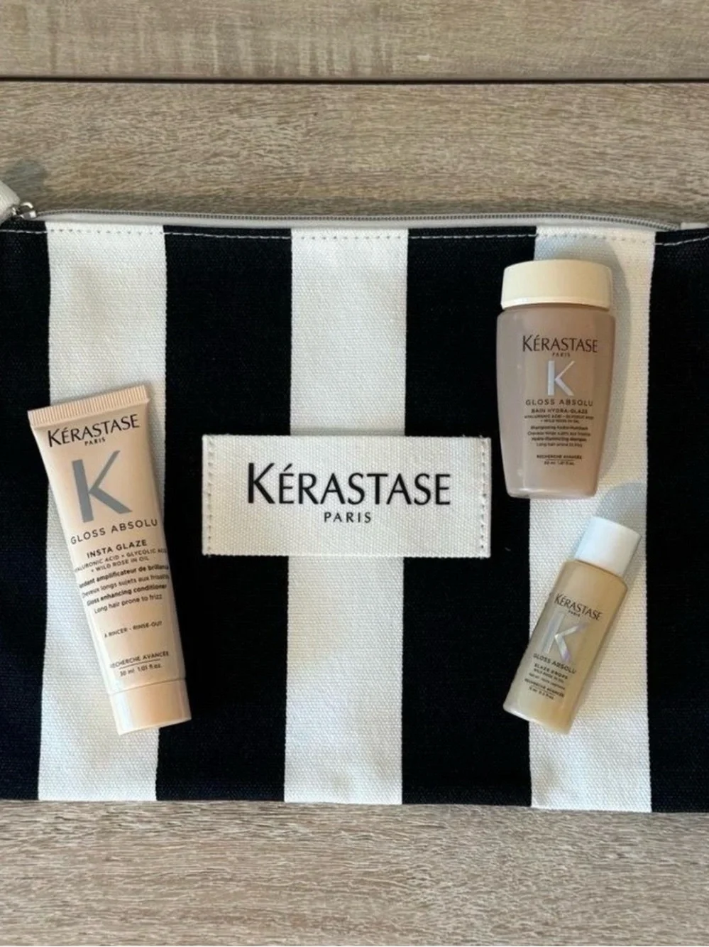 Kérastase Gloss Absolu Haircare Travel Size + Bag